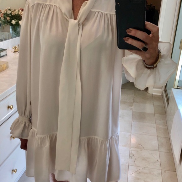 BCBGMaxAzria White Mini Dress - Picture 4 of 12